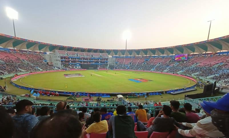 Ekana Cricket Stadium Lucknow Pitch Report For AUS vs SL World Cup Match 